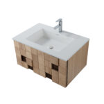 KAMELLIA WASTAFELKAST - 1 LADE - Greeploos - SOFT CLOSE – 79X40X52 CM - LICHT NOTEN - Afbeelding 26