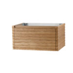 KAMELLIA WASTAFELKAST - 1 LADE - Greeploos - SOFT CLOSE – 79X40X52 CM - LICHT NOTEN - Afbeelding 7