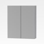 ALONI SALLY MIRROR CABINET, 2 DOORS (60X70CM) - COLOR ALUMINUM
