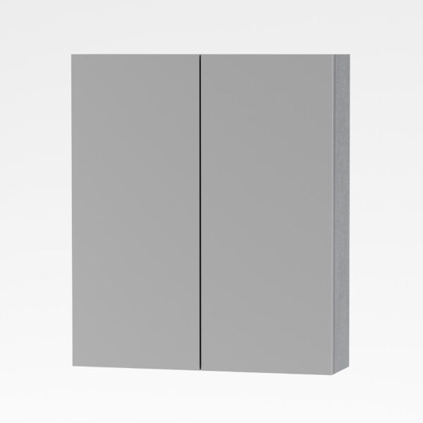 ALONI SALLY MIRROR CABINET, 2 DOORS (60X70CM) - COLOR ALUMINUM