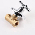 ERFU BUILT-IN STOP PLUG VALVE 1/2 CHROME