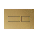 TECESOLID WC FLUSH PLATE - DUAL FLUSH - BRUSHED BRASS