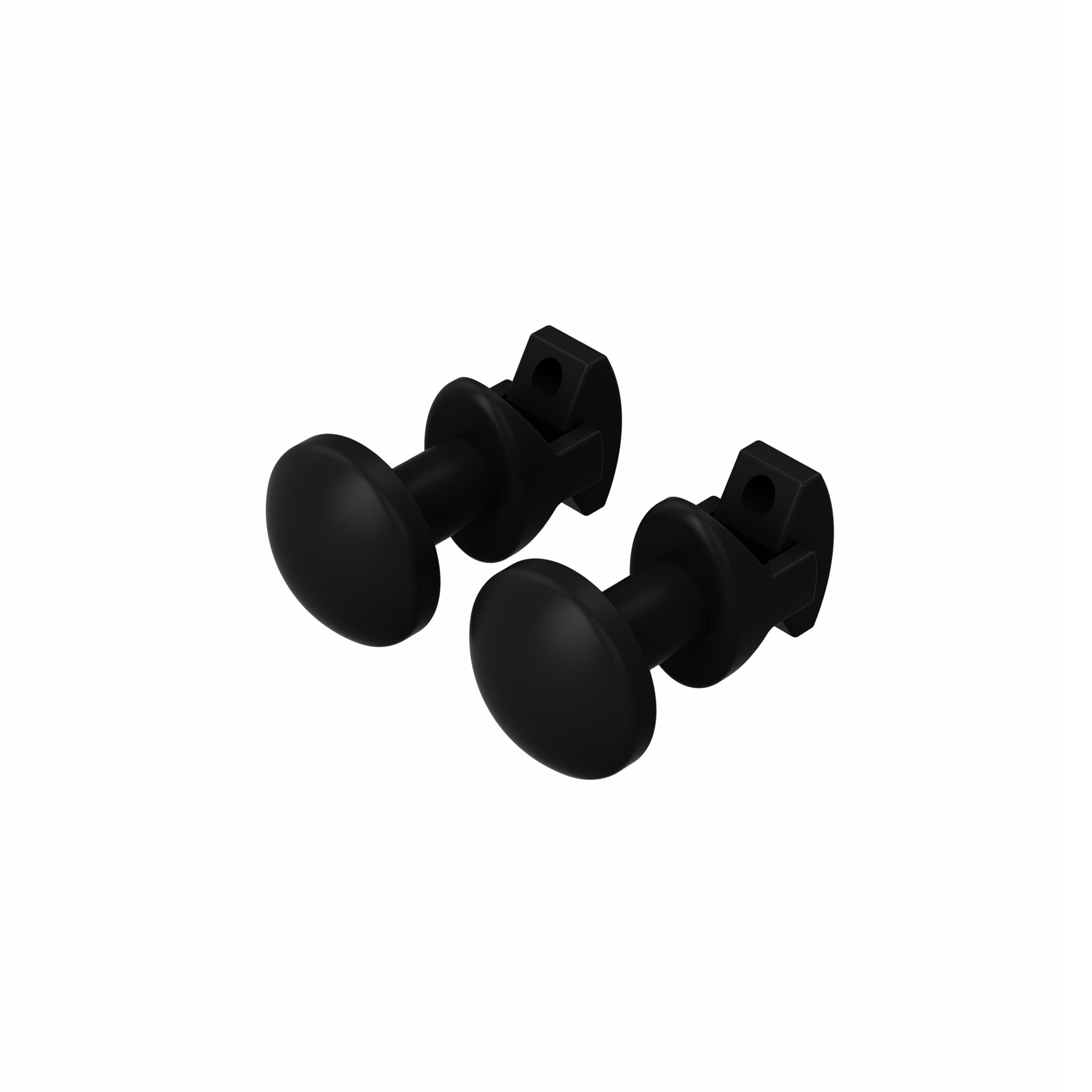 AL89006.jpg HDD KNOP ZWART / NOIR (PRIJS PER 2STS) - Image 1