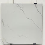 WHITE TYLE 60X60CM MATTE MARMER LOOK