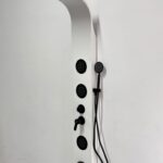 DOUCHE PANEL MATTET WHILE ALL BLACK ACCESSORY