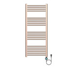 BELRAD ELECTRIC TOWEL DRYER – WITH DIGITAL PROGRAMMABLE THERMOSTAT – SMART WIFI - RIGHT CONNECTION – 700W – 1200X500 MM – BRUSHED COPPER