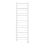 BELRAD ELEKTRISCHE HANDDOEKDROGER - MET DIGITALE, PROGRAMEERBARE THERMOSTAAT - AANSLUITING RECHTS - 551W - 1600X500 MM - WIT