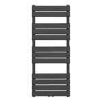 HANDDOEK RADIATOR MIDDEN AANSLUITING ZWART 1200X500-593W