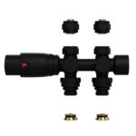 RADIATOR VALVE – DESIGN – THERMOSTATIC – WALL AND FLOOR CONNECTION – 1/2MX16/2 M30 – BLACK MATT