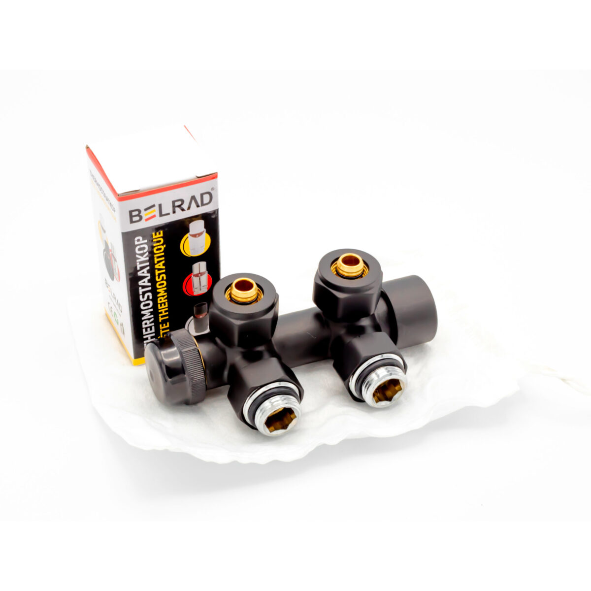 Set De Raccordement Milieu Mur Noir M30x16/2 – Image 2