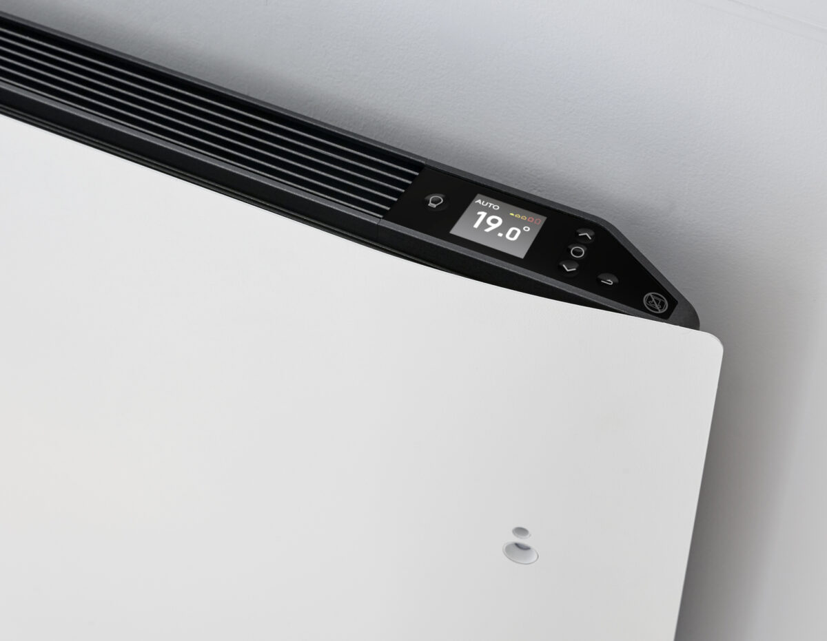 ELEKTRISCHE RADIATOR WITTE WAND MET STEKKER + PROGRAMMA 2000W - B X H: 119 X 56,5 - Afbeelding 3