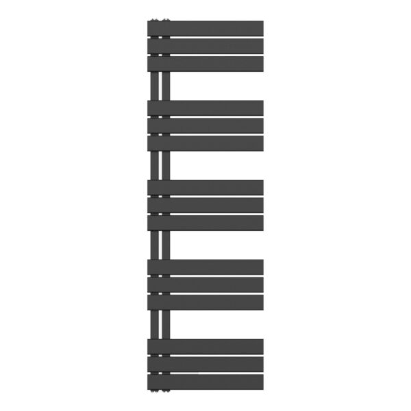 HANDDOEKRADIATOR LINKS AANSLUITING/COMB- ZWART 1600X500-755W