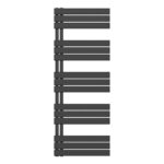 HANDDOEKRADIATOR LINKS AANSLUITING/COMB- ZWART 1600X600-864W