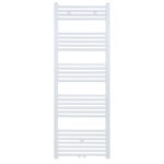 BELRAD HANDDOEKDROGER - LINKS-RECHTS/MIDDENAANSLUITING - 614 WATT - 1600X400CM - GLANZEND WIT