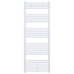 BELRAD HANDDOEKDROGER - LINKS-RECHTS/MIDDENAANSLUITING - 771 WATT - 1700X500CM - GLANZEND WIT