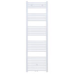 BELRAD HANDDOEKDROGER - LINKS-RECHTS/MIDDENAANSLUITING - 699 WATT - 1800X400CM - GLANZEND WIT