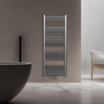 BELRAD TOWEL RADIATOR - LEFT-RIGHT/CENTER CONNECTION - 557 WATT - 1600X600 CM - BRUSHED STAINLESS STEEL - Image 2