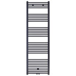 BELRAD HANDDOEKDROGER - LINKS-RECHTS/MIDDENAANSLUITING - 944 WATT - 1800X600CM - MAT ZWART