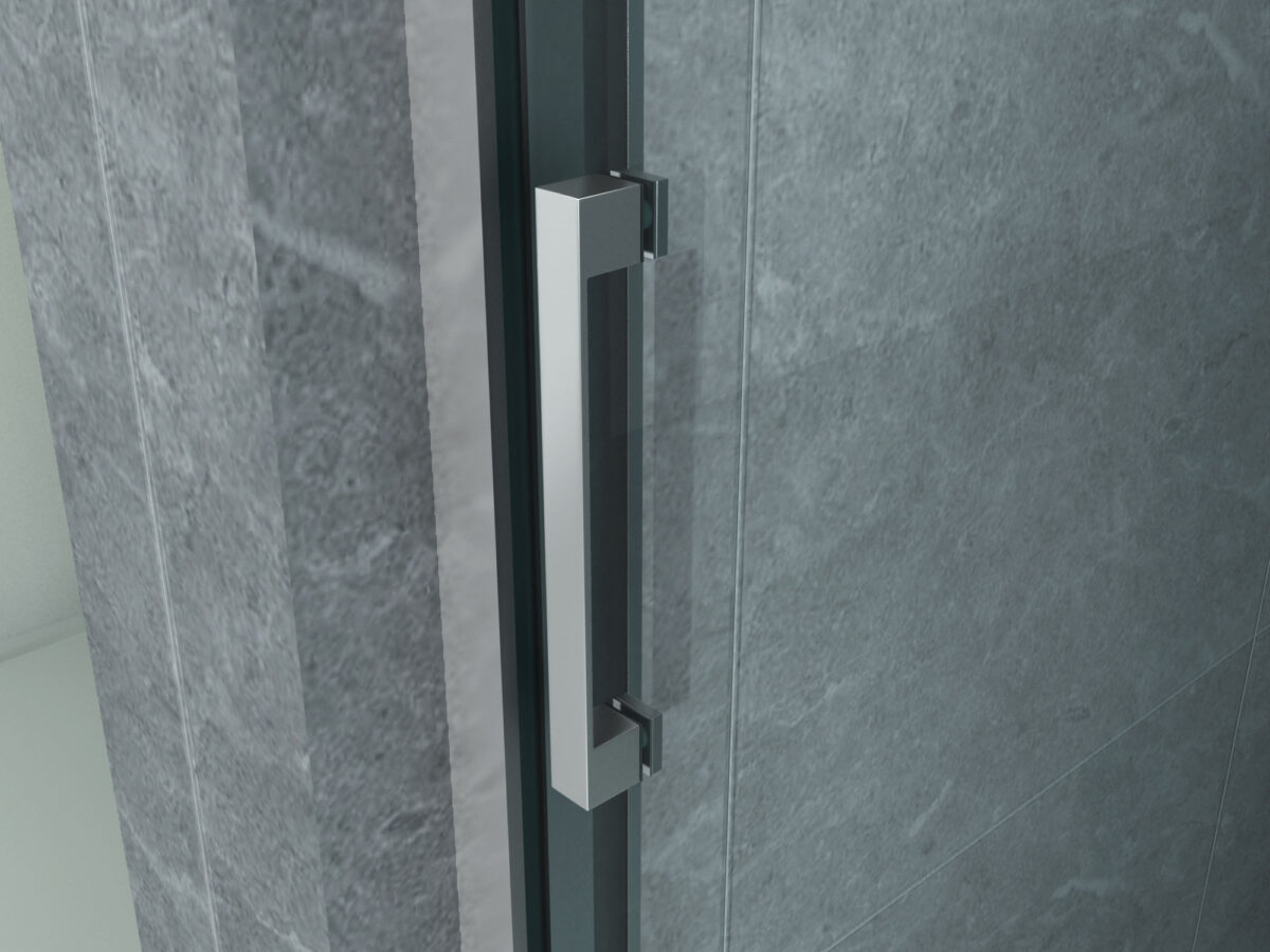 PORTE COULISSANTE NICHE 3 PARTIES ALONI 8MM (80X200CM) – Image 3