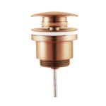 ALONI CLICKWASTE PUSH-UP 5/4OVERFLOW - BRUSHED COPPER