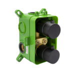 ALONI INBOUWTHERMOSTATISCHE DOUCHESET MET REGENDOUCHEKOP (Ø25CM) - GEBORSTELD KOPER - Afbeelding 2