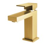 ALONI CHAN WASH BASIN MIXER SQUARE - BRUSHED GOLD