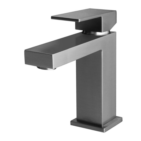 ALONI CHAN WASH BASIN MIXER SQUARE - GUNMETAL GREY