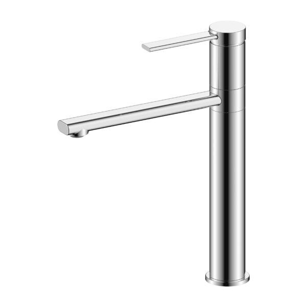 ALONI EDGE WASHBASIN MIXER - HIGH - SWIVEL SPOUT - CHROME