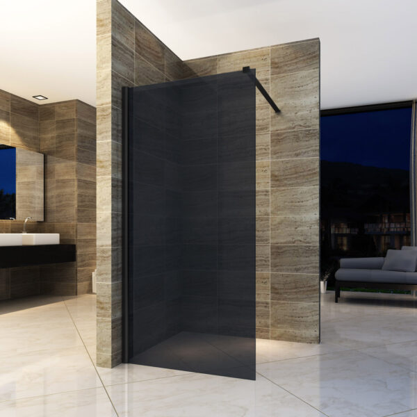 ALONI SHOWER PANEL SMOKED GLASS S 8MM (120X200CM)