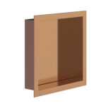 ALONI WALL NICHE (300X300X100MM) - BRUSHED COPPER