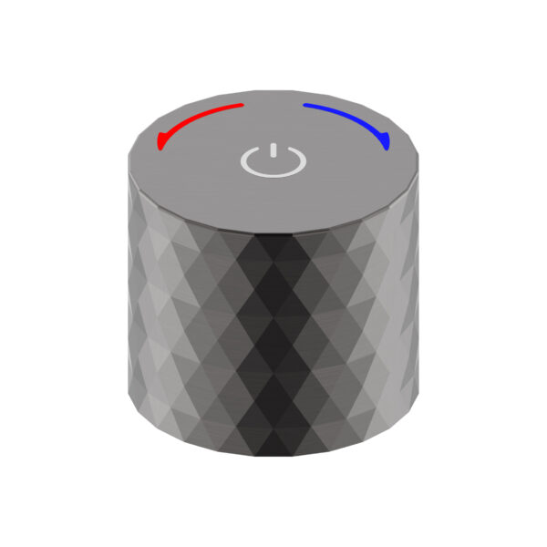 ALONI FLOW PUSH BUTTON CONCEALED TAP - GUNMETAL