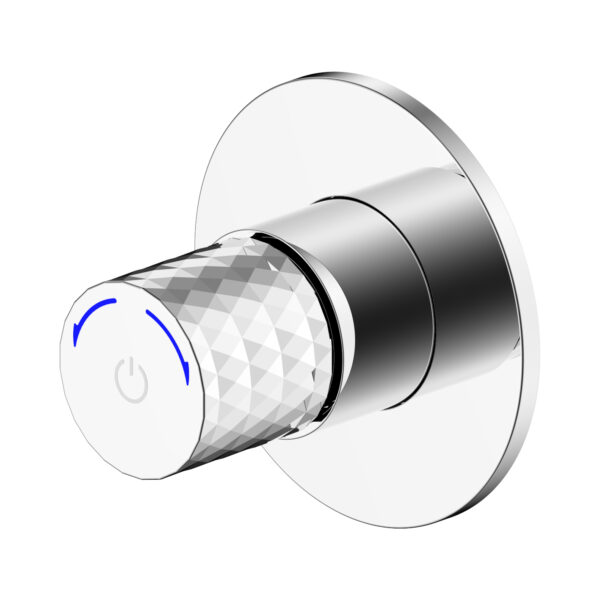 ALONI FLOW BIDET MIXER - PUSH BUTTON - COLD WATER - CONCEALED - CHROME