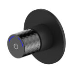 ALONI FLOW BIDET MIXER - PUSH BUTTON - COLD WATER - CONCEALED - MATT BLACK