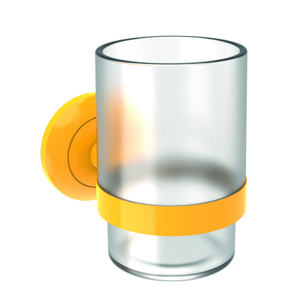 CREAVIT ROYALE TOOTHBRUSH HOLDER - YELLOW