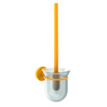 CREAVIT ROYALE TOILET BRUSH & HOLDER - YELLOW