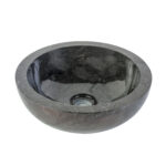 FULLY POLISHED WASHBOWL FROM STONE - BLACK MARBLE 35x12CM - Image 2