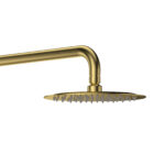 ALONI OPTIMA RONDO RAIN SHOWER SET – THERMOSTATIC – EXPOSED – BRUSHED GOLD - Image 2