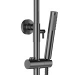 ALONI OPTIMA RONDO RAIN SHOWER SET – THERMOSTATIC – EXPOSED – GUNMETAL - Image 3