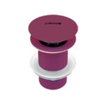 CREAVIT CLICK WASTE 5/4" - WITH OVERFLOW - BERRY