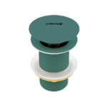 CREAVIT CLICK WASTE 5/4" - WITH OVERFLOW - NILE GREEN
