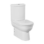 SELIN STANDING TOILET UNDERPOT WITH BIDET + WALL/BOTTOM OUTLET - WHITE