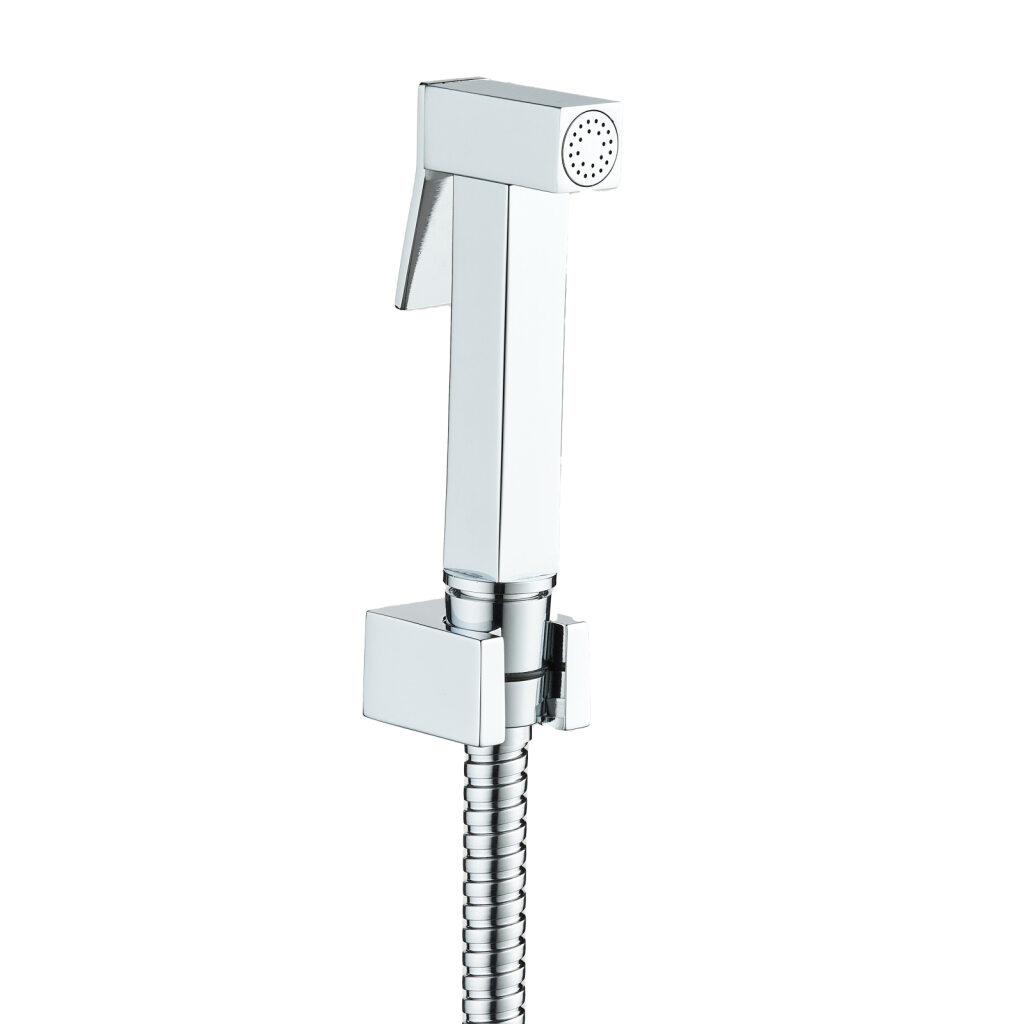 SOLR4.jpeg ALONI DESIGN SET WC-(BIDET) NOZZLE SQUARE - CHROME - Image 1