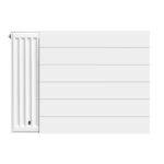 VLAKKE VOORPLAAT MET LIJN 700X700