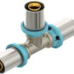 ERFU MULTI-LAYER CRIMP REDUCED TEE 16MM X 20MM X 16MM – DVGW CERTIFIED, MULTI-PROFILE U/H/TH