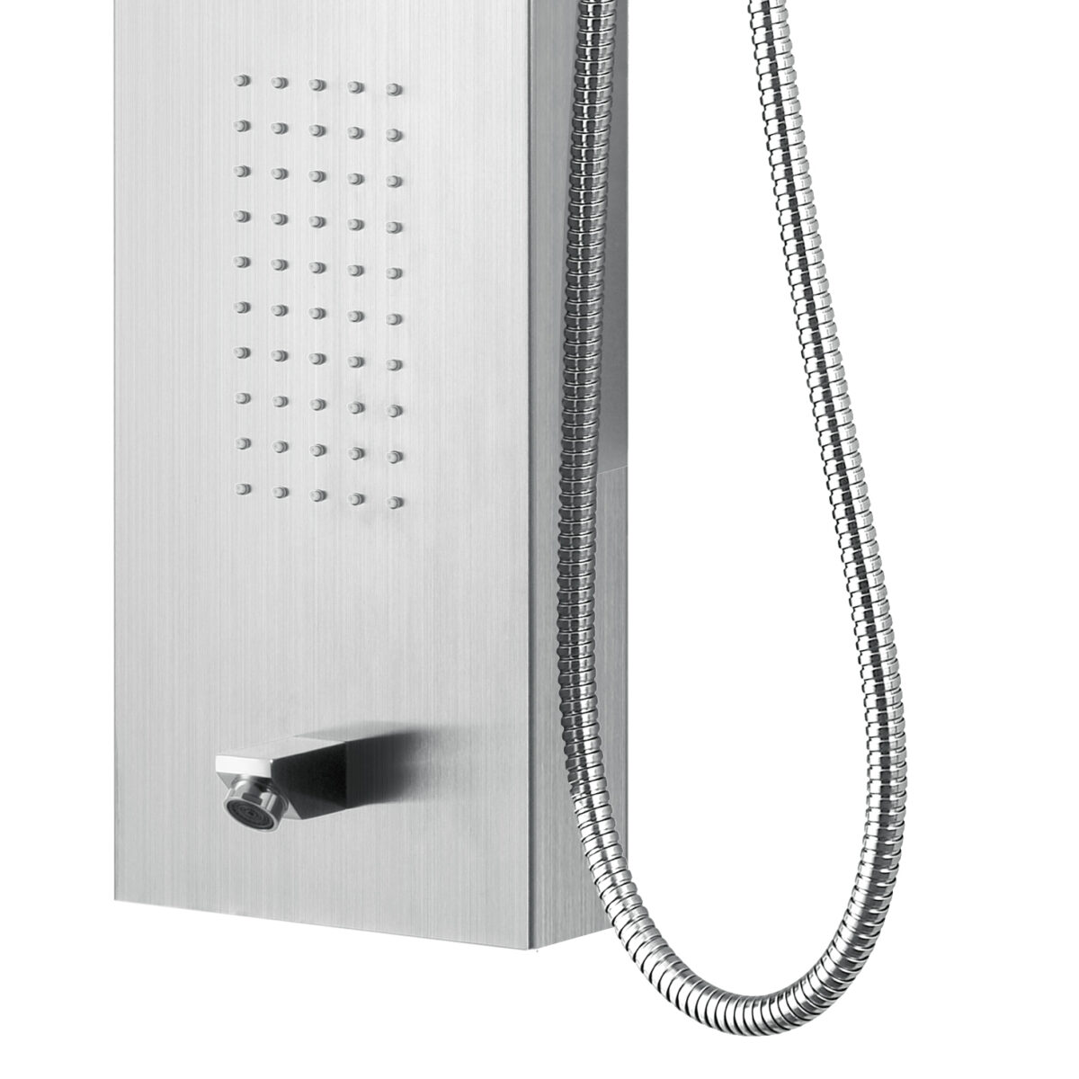 Aloni Thermostatisch Douchepaneel Mat Chroom - Afbeelding 3