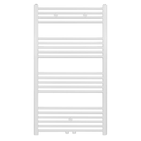 HANDDOEKRADIATOR MIDDENAANSLUITING WIT 1200X600-616 WATT