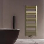 TOWEL DRYER CENTRAL CONNECTION BRUSHED GOLD 1600X600-557 WATT - Image 2