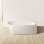 ALONI CORNER BATHTUB - RIGHT - WITH DRAINER SET AND CLICK WASTE - ACRYLIC - 170X78X58 CM - GLOSSY WHITE - Image 3