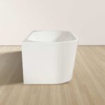 ALONI CORNER BATHTUB - RIGHT - WITH DRAINER SET AND CLICK WASTE - ACRYLIC - 180X80X58 CM - GLOSSY WHITE - Image 5