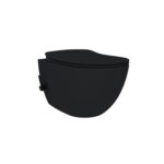 CREAVIT RIMOFF OPHANG WC MET BIDET WARM/KOUD WATER - MAT ZWART